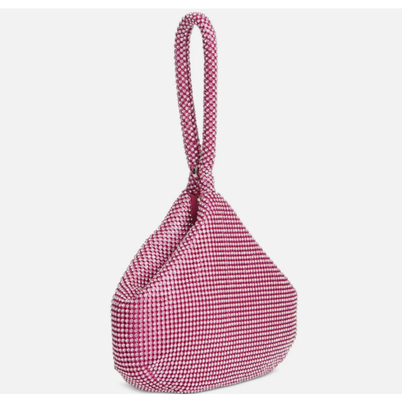 I.n.c. International Concepts Doris Small Mesh Pouch, Pink Drgnfruit $79 NWT New - Picture 1 of 5